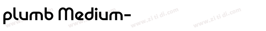 plumb Medium字体转换